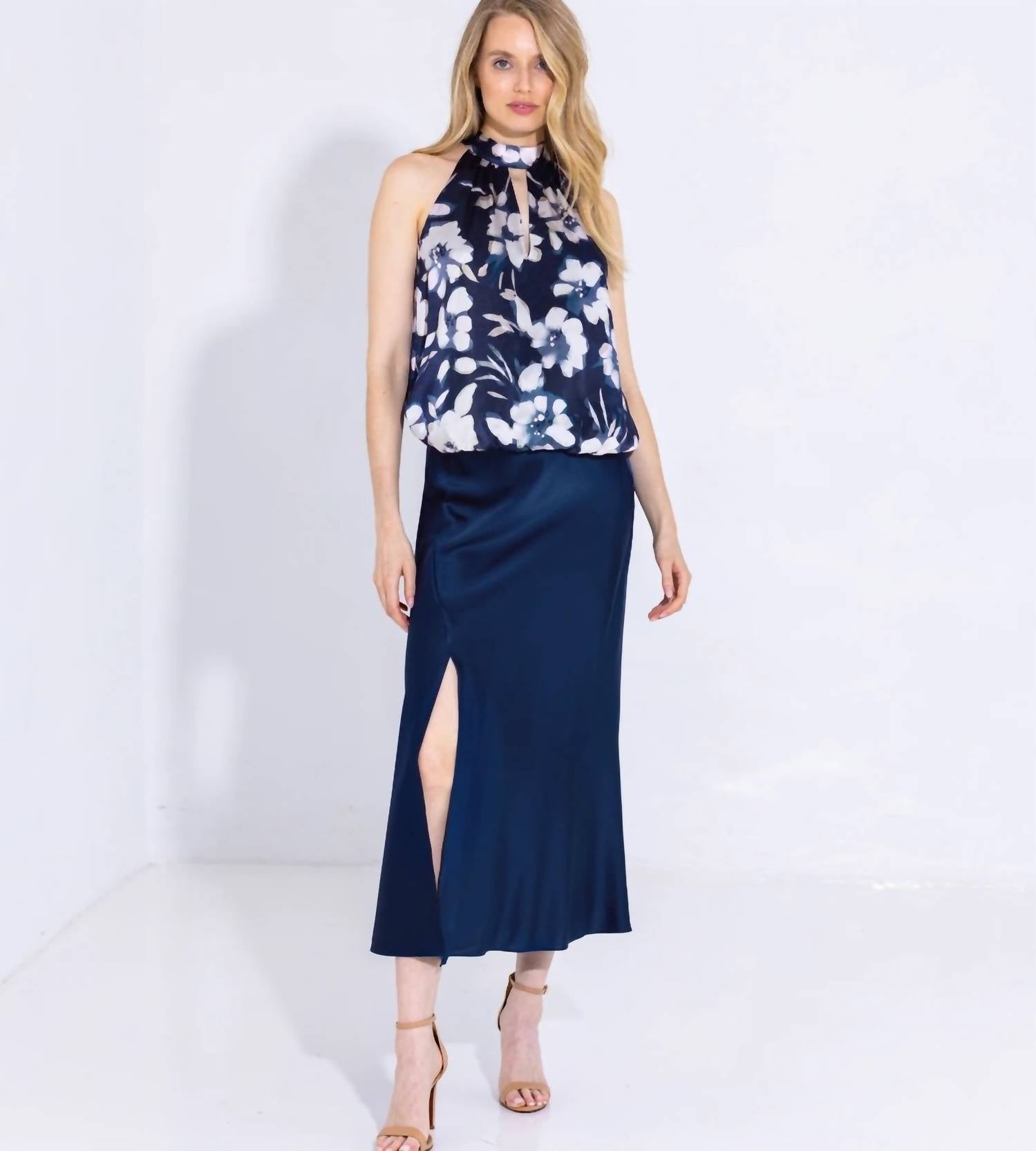 Go By Go Silk - Bubble Printed Silk Blouse
