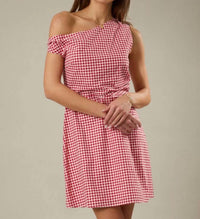 Sunday Edition - Asymmetrical Fit And Flare Mini Dress
