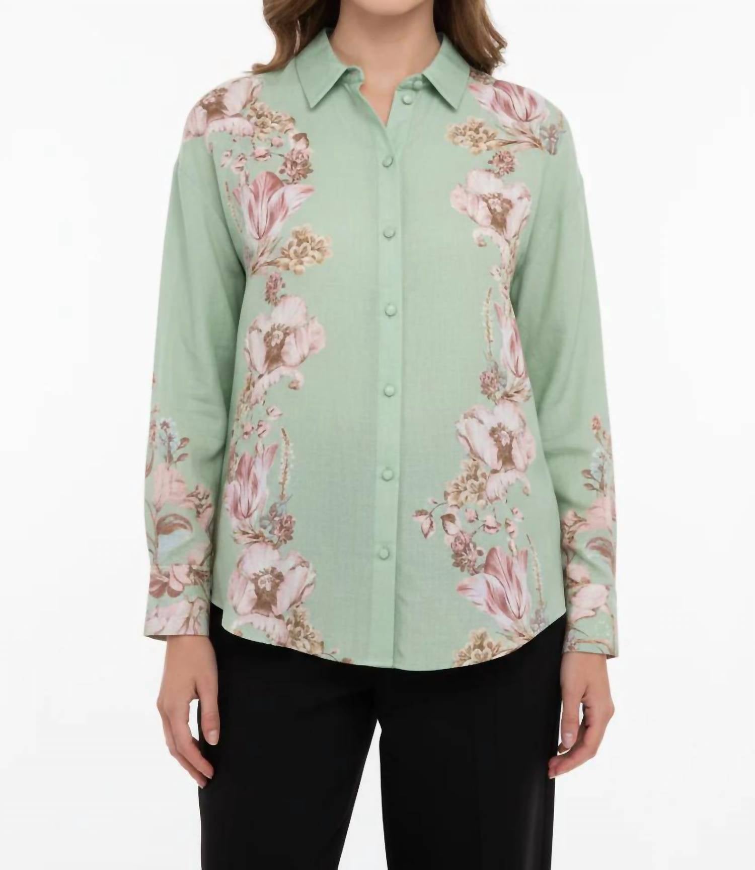 Hemant & Nandita - Poppy Long Sleeve Blouse