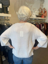 Autumn Cashmere - Elbow Sleeve Shaker Crew Top