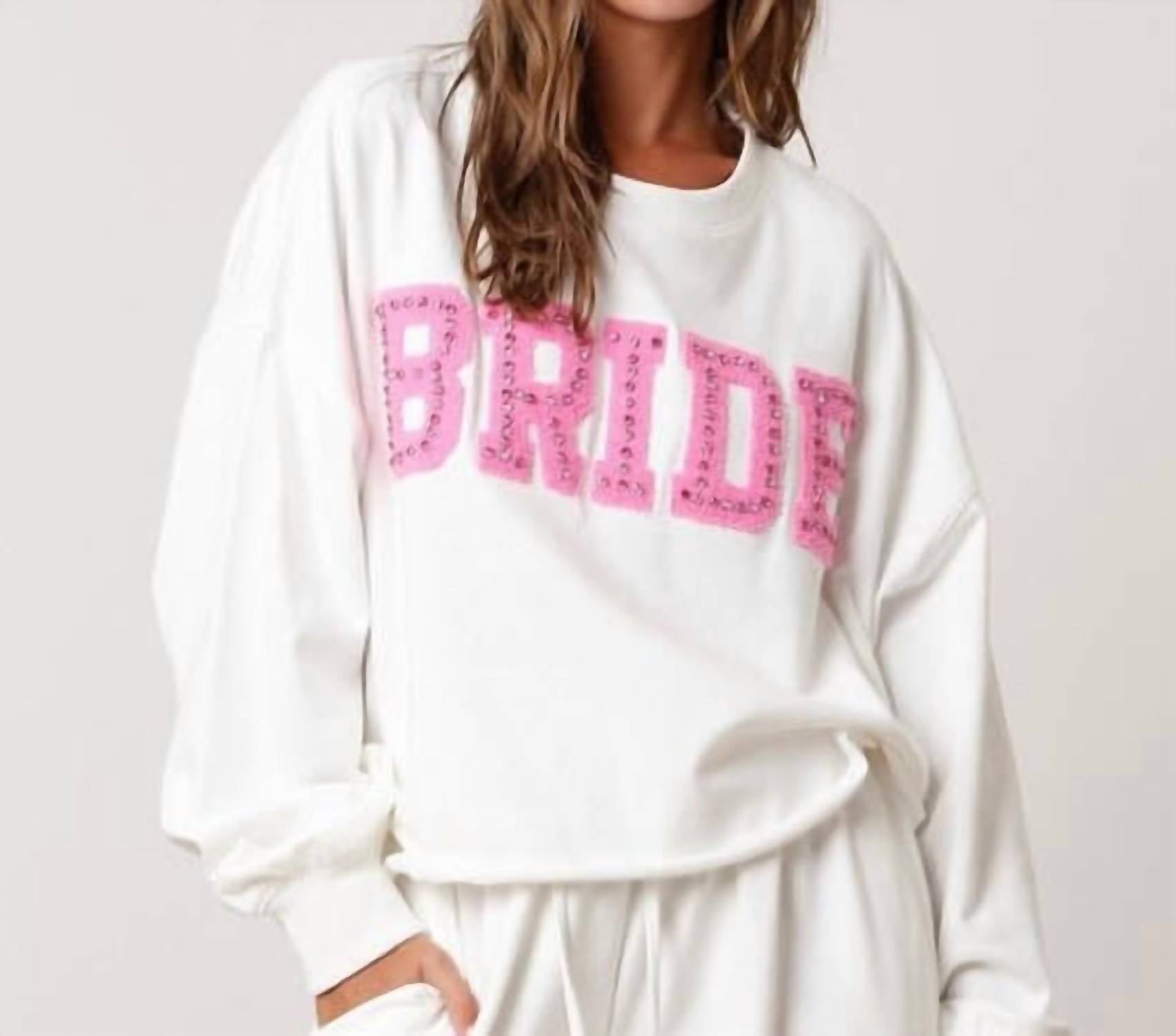 Peach Love - Bride Sweatshirt