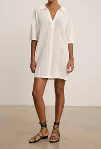 Velvet by Graham & Spencer Mila Dress in white - women's dress