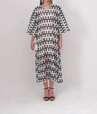 Tela Luxury Mercantile - Audrey Kaftan Maxi Dress