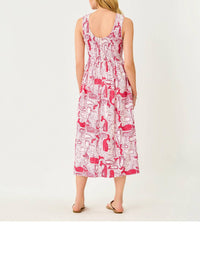 Lilly Pulitzer - Daisey Smocked Midi Dress