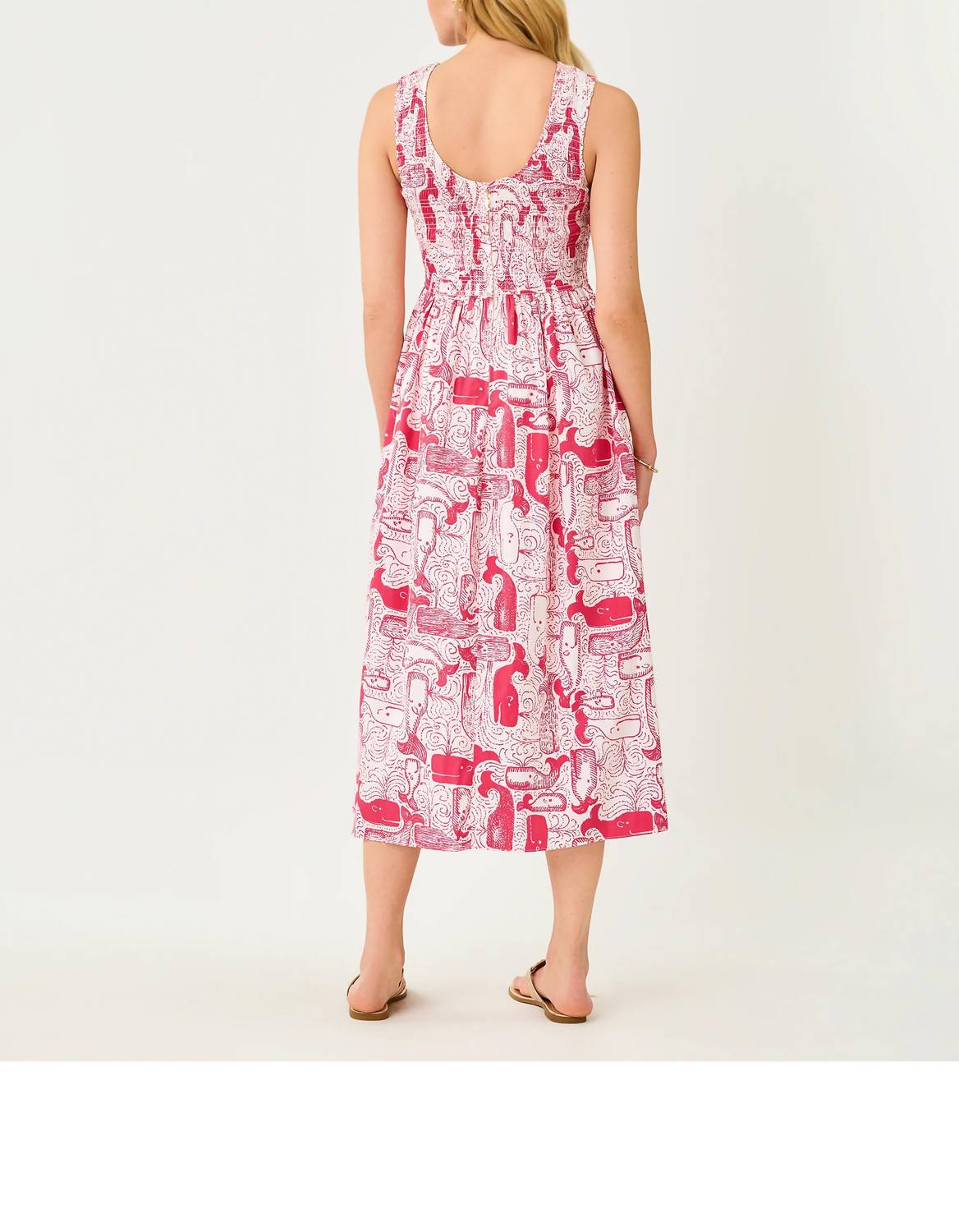 Lilly Pulitzer - Daisey Smocked Midi Dress