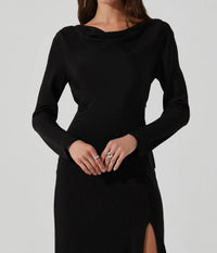 Astr - Decima Cowl Neck Maxi Dress