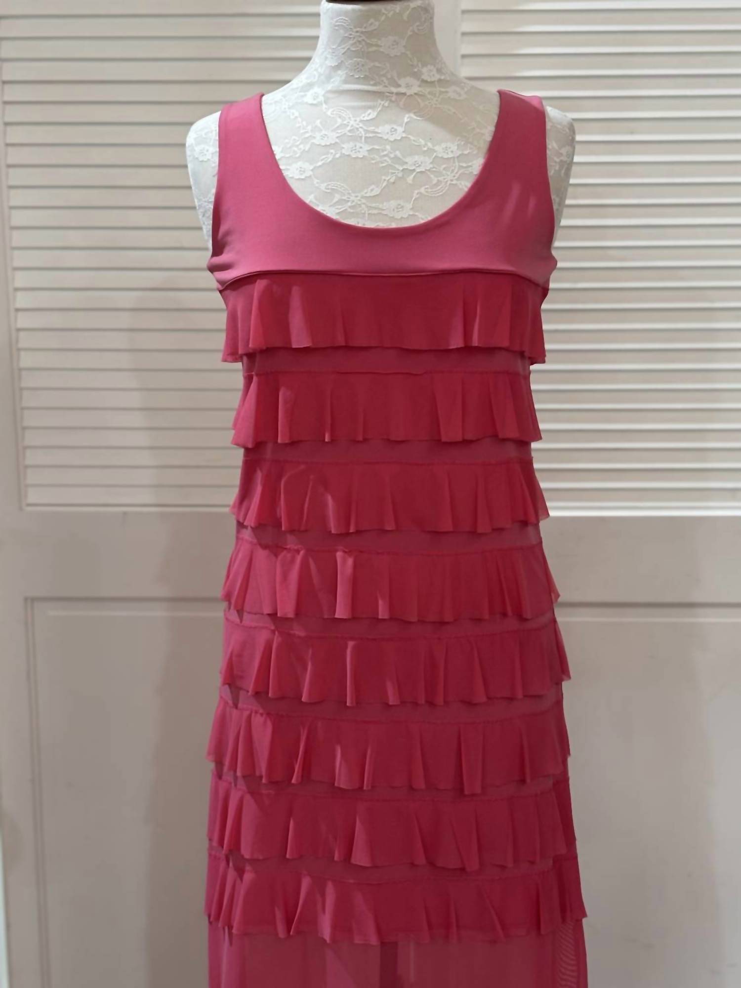 Isle By Melis Kozan - Women's Mesh Maxi Cha Cha Dress