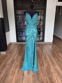 Portia&Scarlett - Women's Mermaid Strapless Sweetheart Neckline Dress