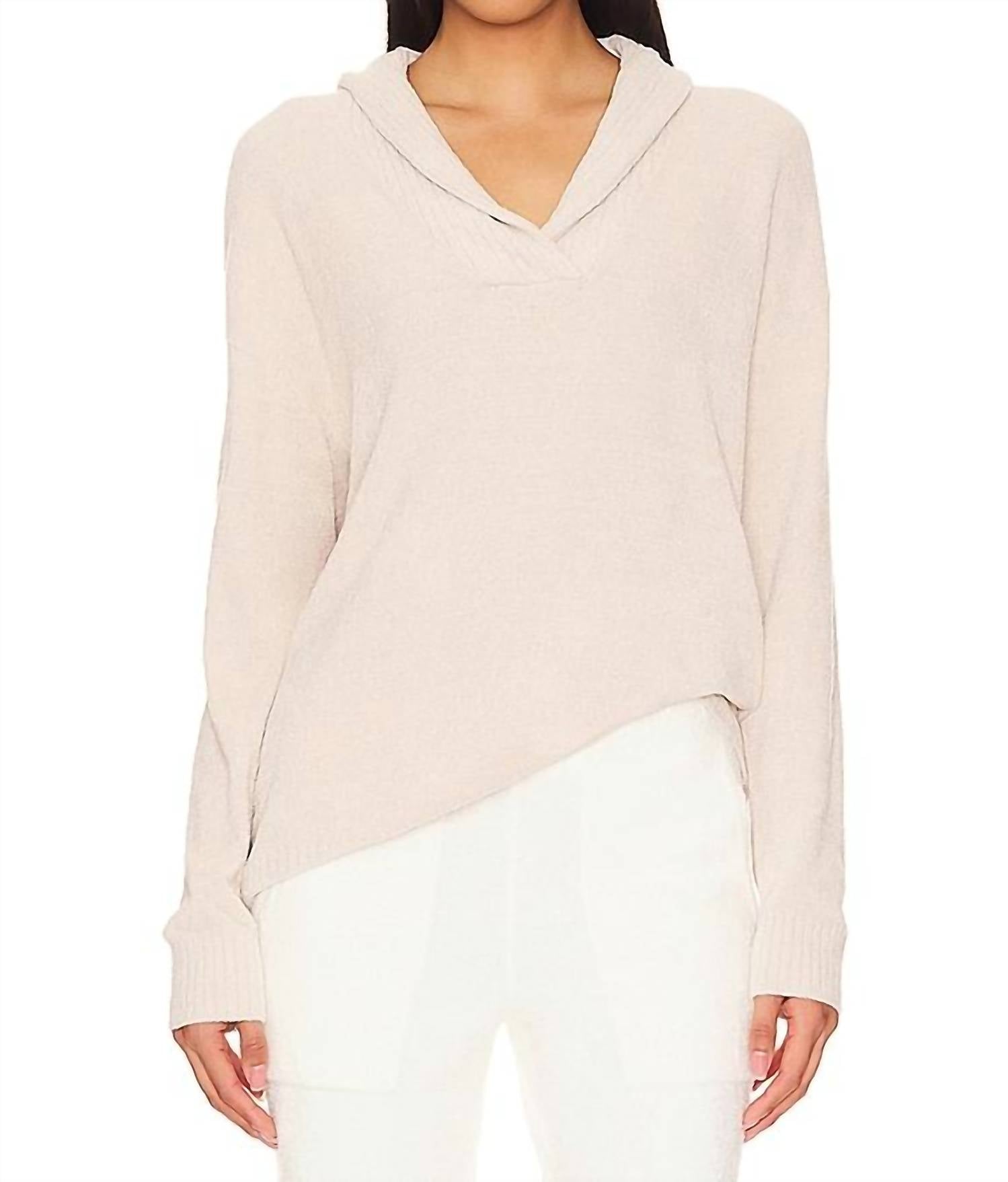 Barefoot Dreams - Ribbed Shawl Pullover