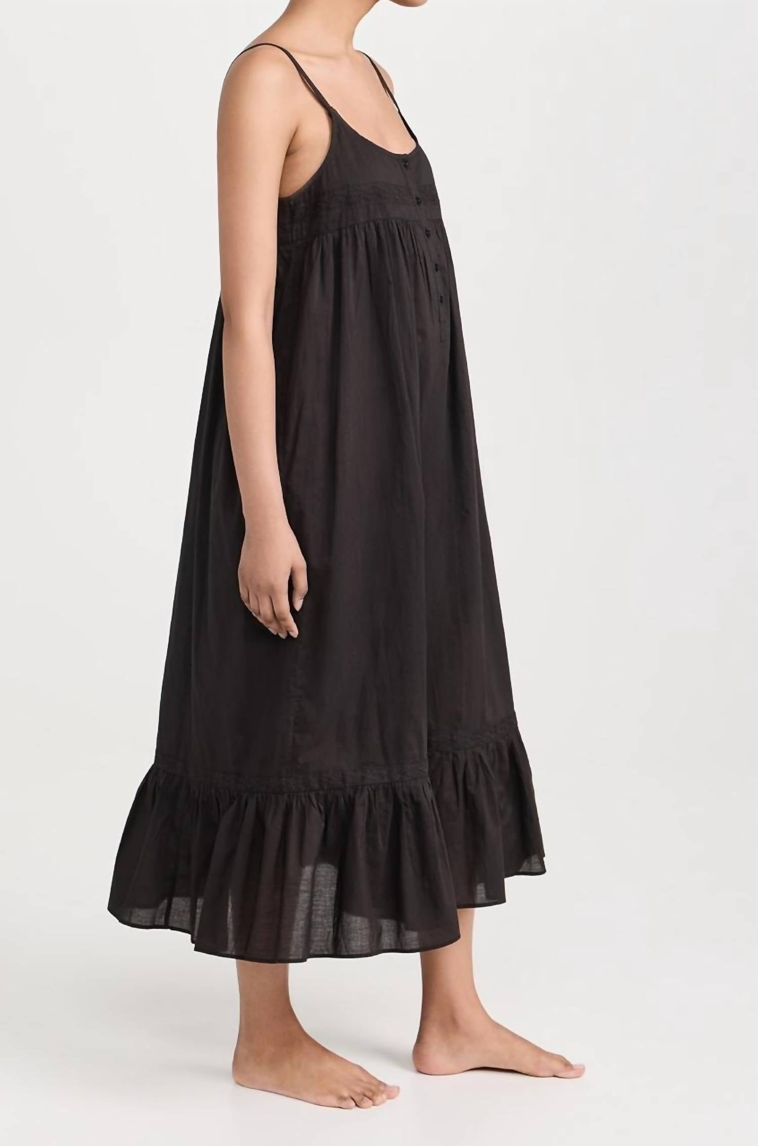 The Great. - Eyelet Ruffle Tank Night Dress