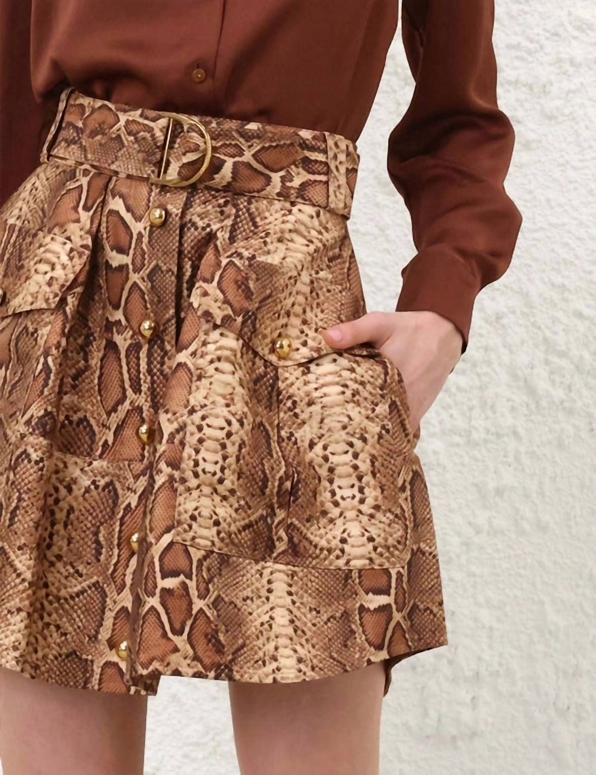Zimmermann - Women's Hypnotic Utility Mini Skirt