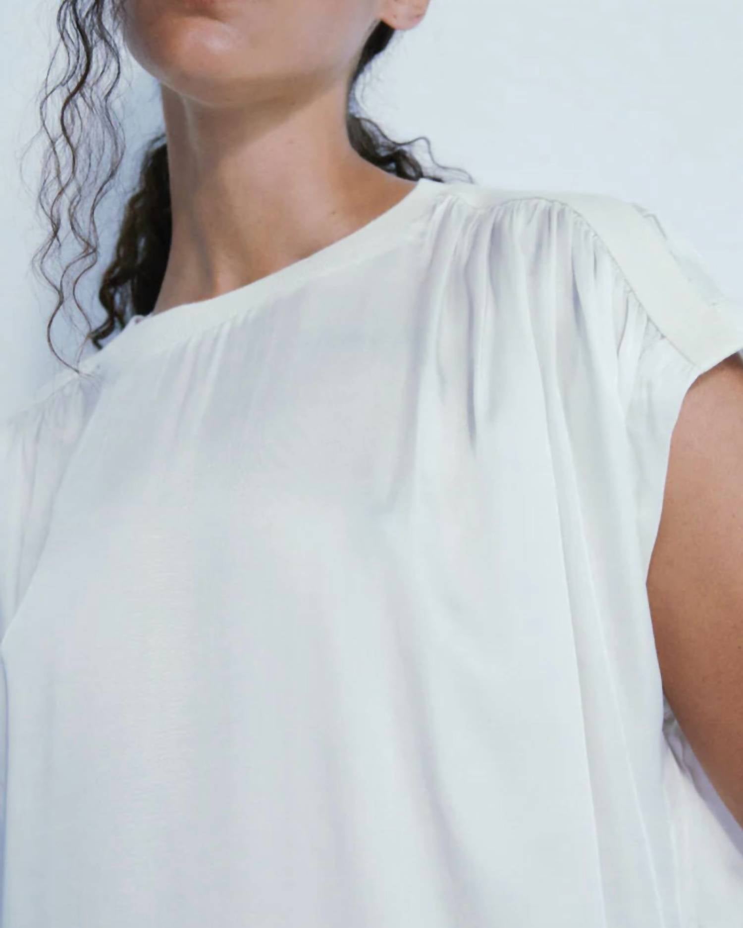 Melissa Nepton - Lima Ruched Shoulder Top