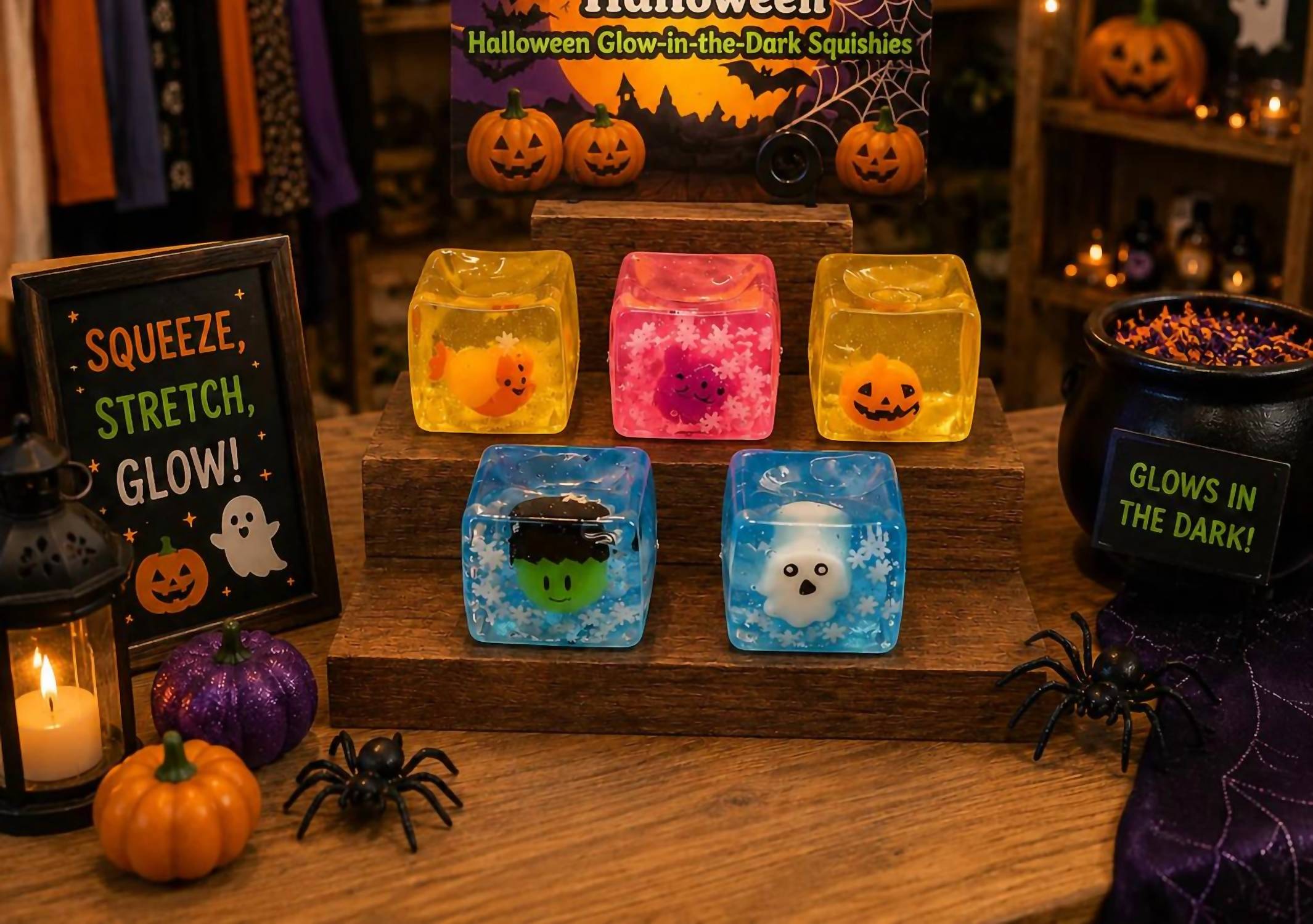 Julia Rose - Halloween Glow-in-the-Dark Cubes