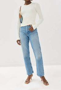 Agolde - Alma Shrunken Crewneck Top