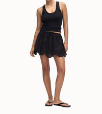 Matteau - Broderie Mini Skirt