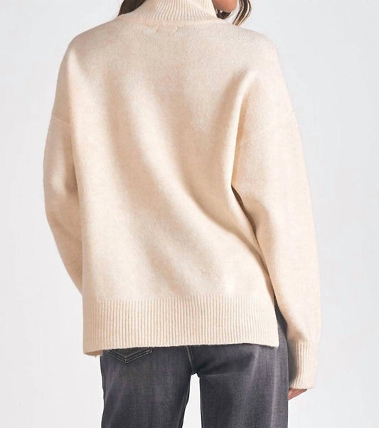 Elan - Melanie Mock Turtleneck Sweater