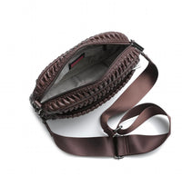 HAUTE SHORE Women's Noa Vegan Cargo Camera Crossbody Bag in chocolate - women's bag - detail view