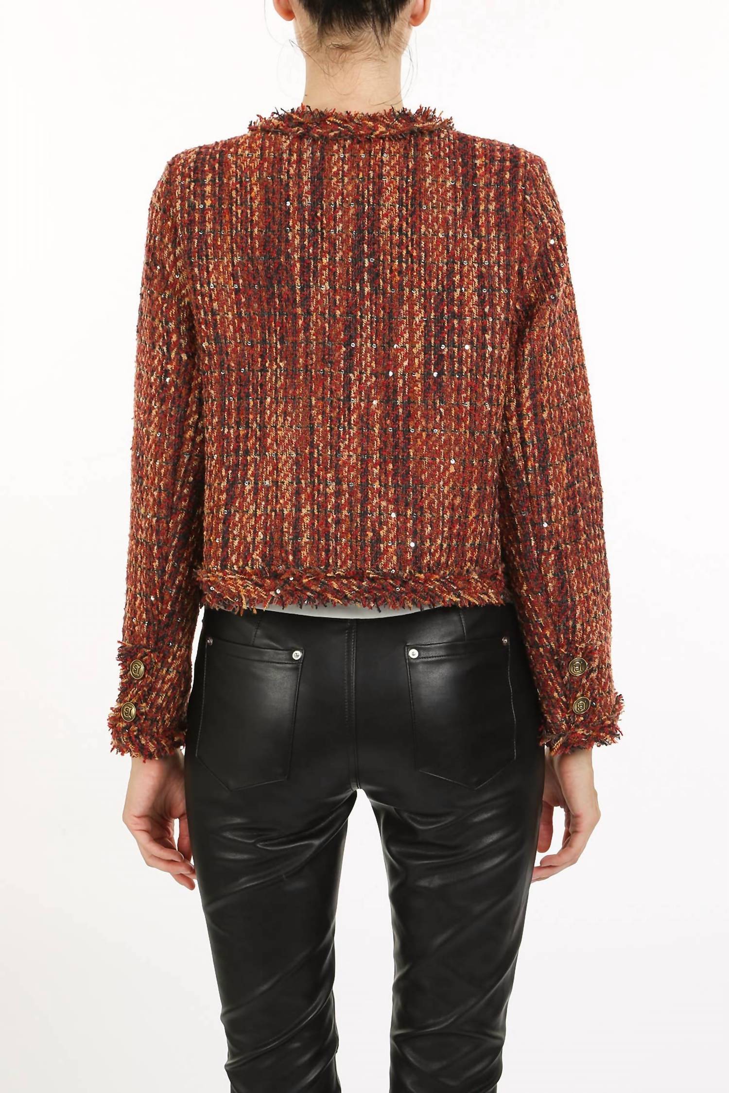 Beulahstyle - Sequined Tweed Jacket
