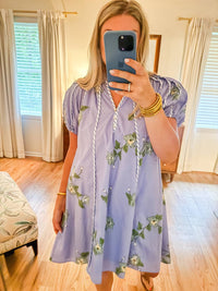Entro - Women's Floral Swing Mini Dress