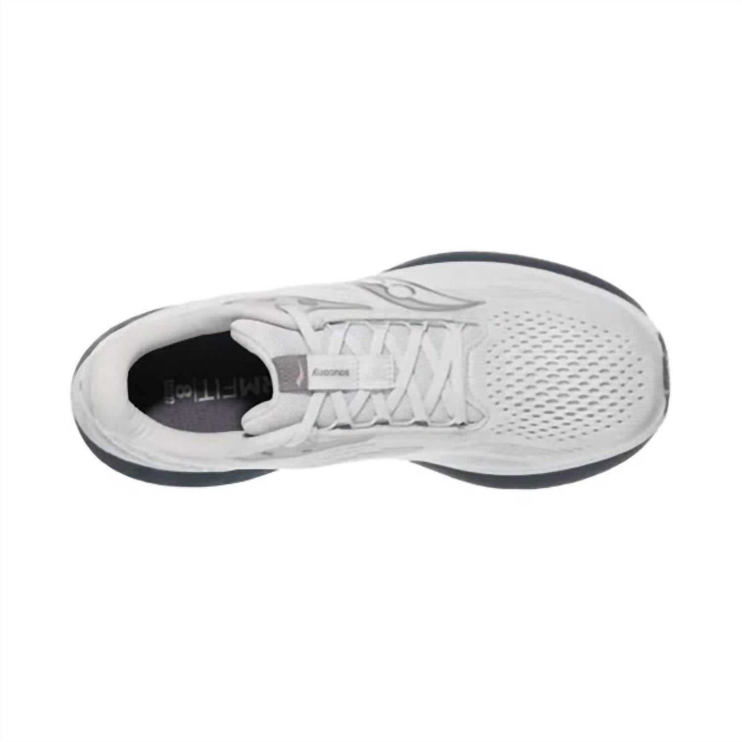 SAUCONY Men's Ride 18 Running Shoes in cloud shadow 4 - men's shoe - detail view