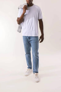 Eleventy - Giza Cotton Tipping On Collar Tee