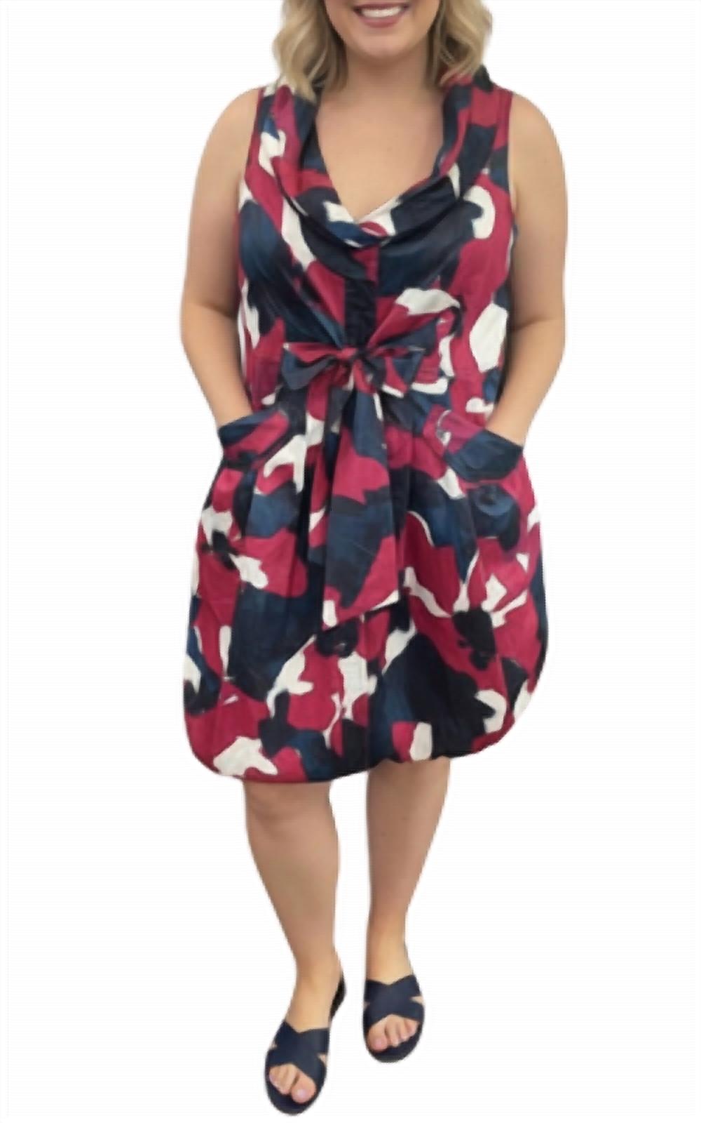 Samuel Dong - Print bubble dress