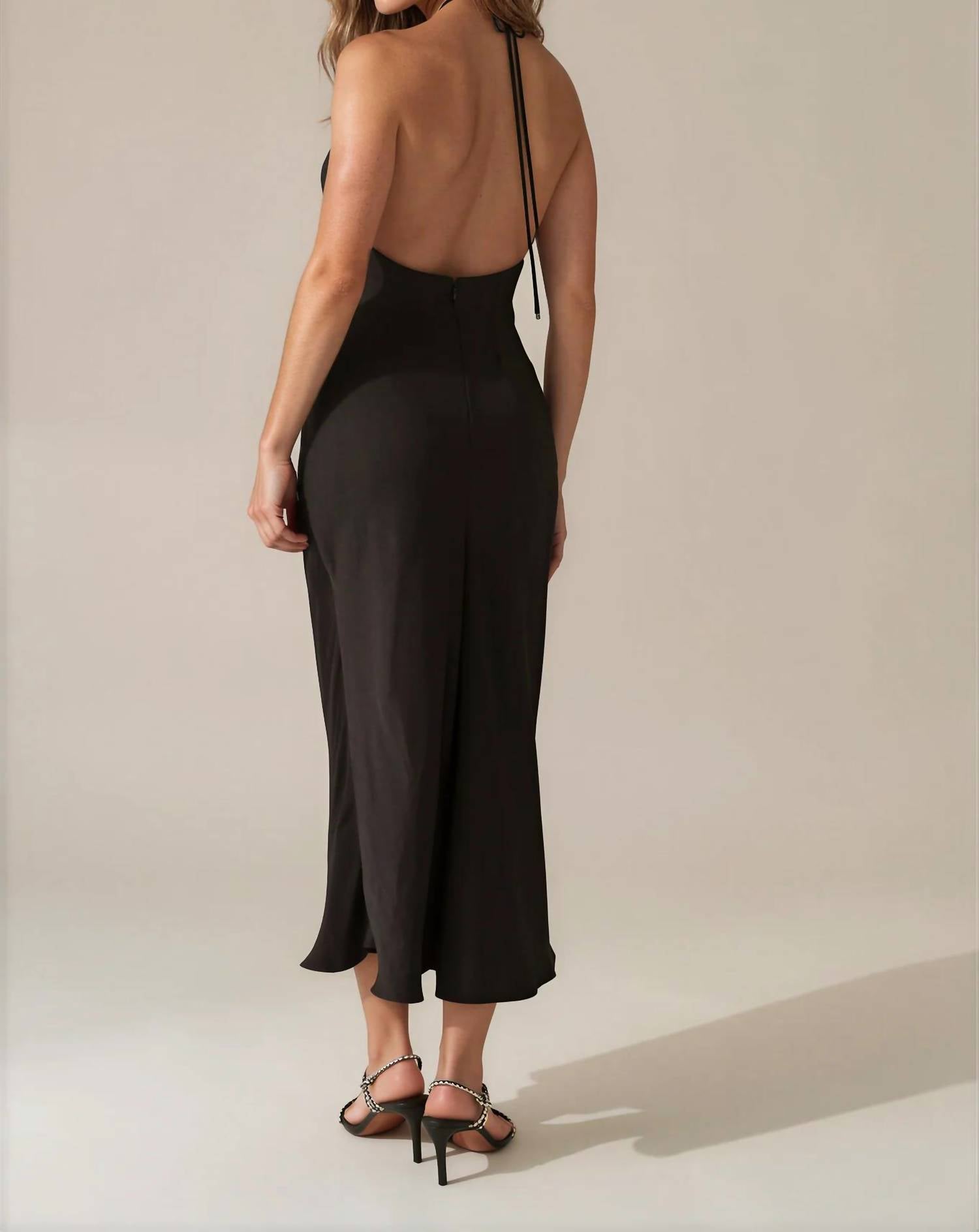 Free People - Citrine Halter Midi Dress