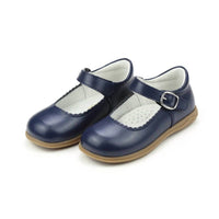 L'Amour - Girl's Chloe Scalloped Mary Jane Shoes - Toddler