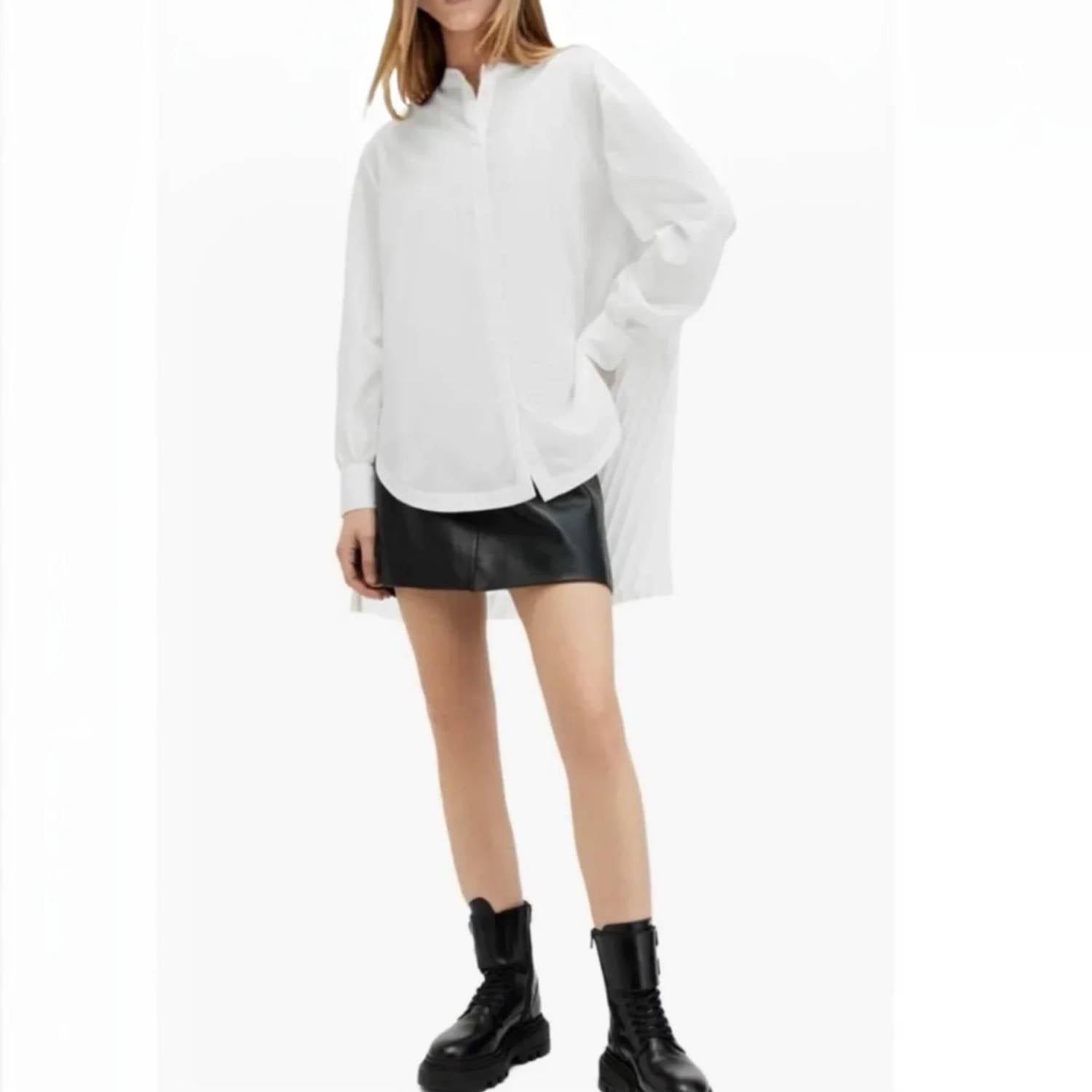 Allsaints - Percy Pleated Relaxed Fit Shirt