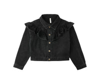 Rylee + Cru - Girls Ruffle Denim Jacket