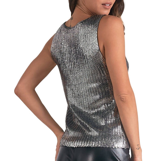 Elan - Shine On Sleeveless Sweater