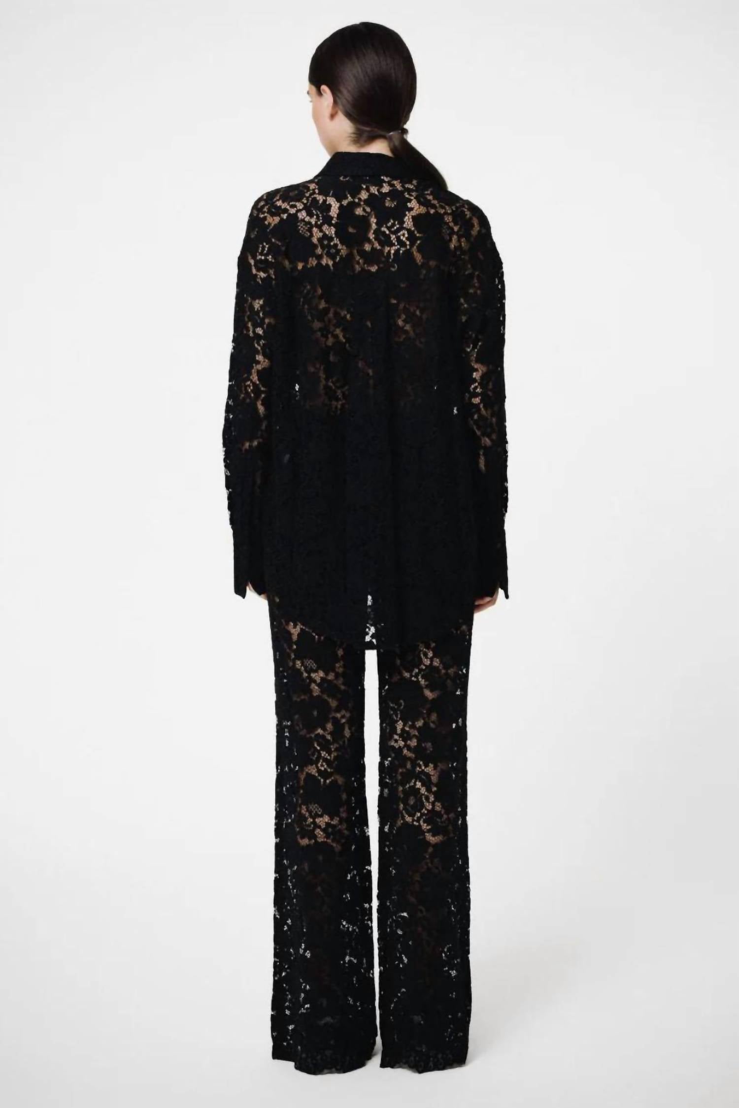 Sans Faff - London Lace Oversized Dress Shirt