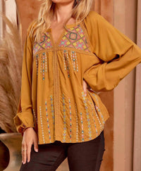 Andree By Unit - Embroidered Lace Blouse