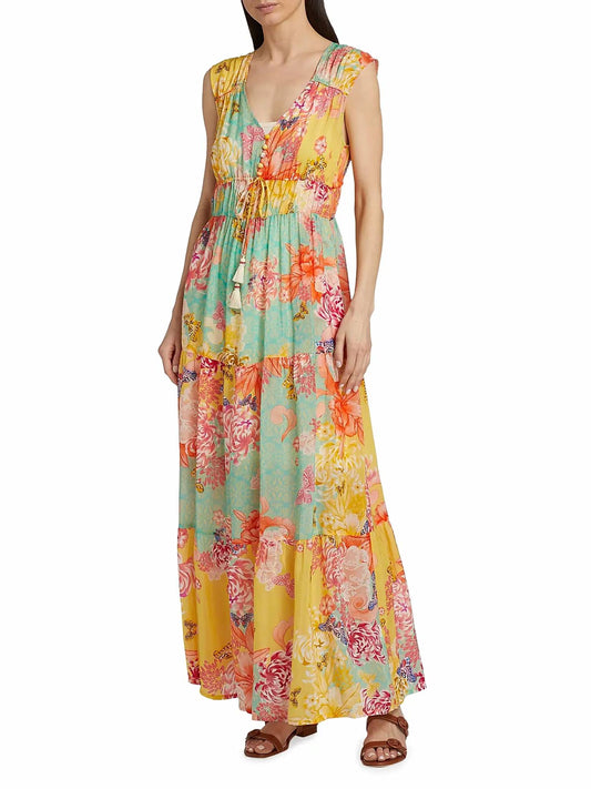 Johnny Was - maje tiered maxi dress