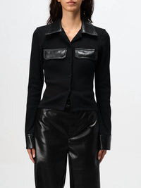 Nanushka - Fitted Shirt With Pocket Collar And Cuff Details