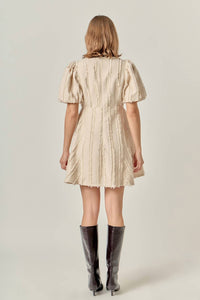 2.7 August Apparel - Lindsey Button Up Mini Dress