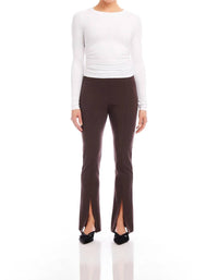 Fifteen Twenty Harlow Bootcut Pants in brown - women's pants