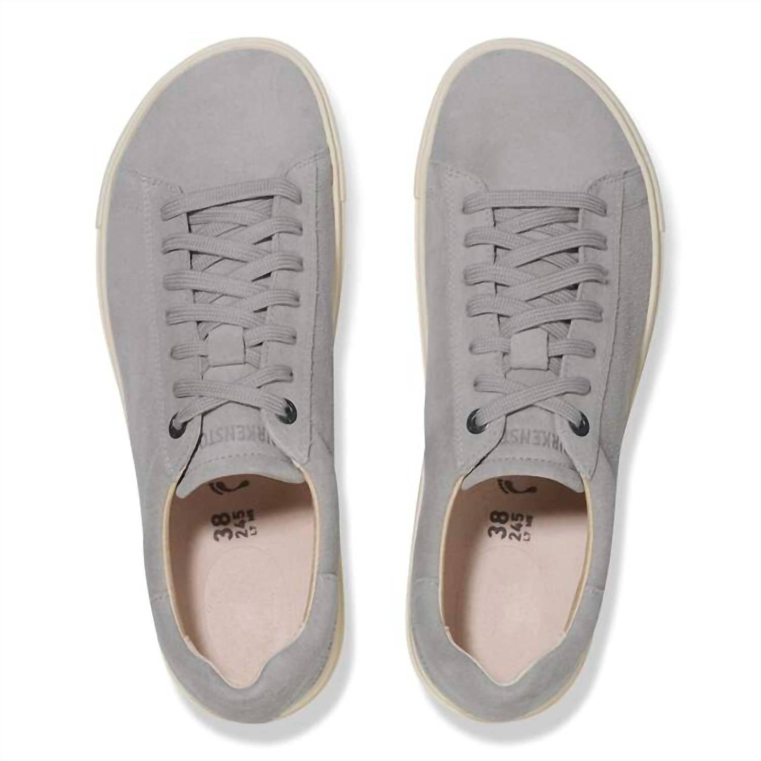BIRKENSTOCK Women's Bend Low Sneakers in stone - women's sneaker - detail view