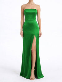 Amanda Uprichard - Strapless Silk Maxi Gown