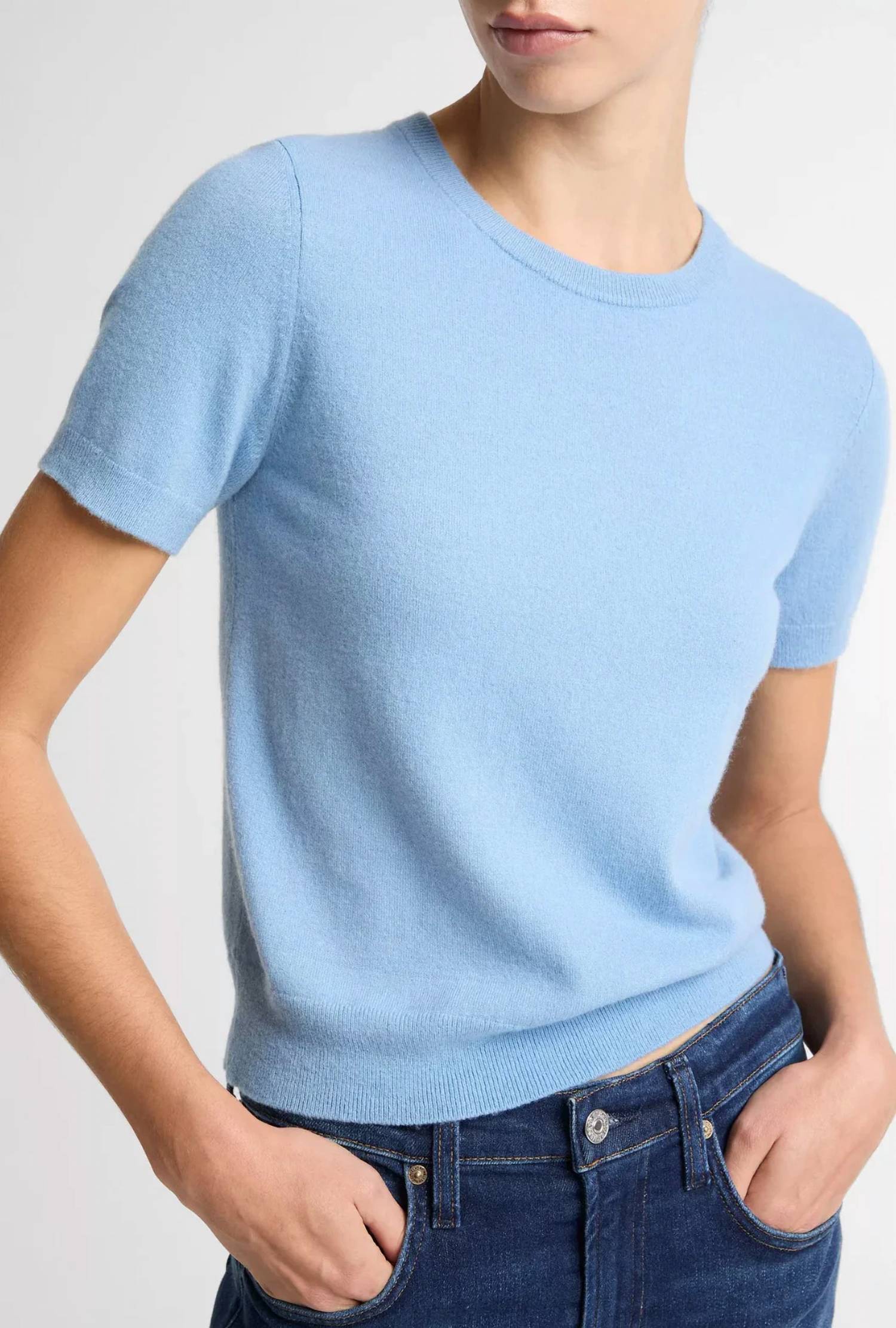 Vince - Cashmere Short Sleeve Top