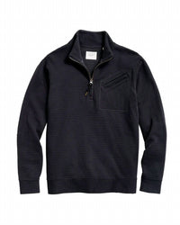 Billy Reid - Quilted Half-zip Sweater