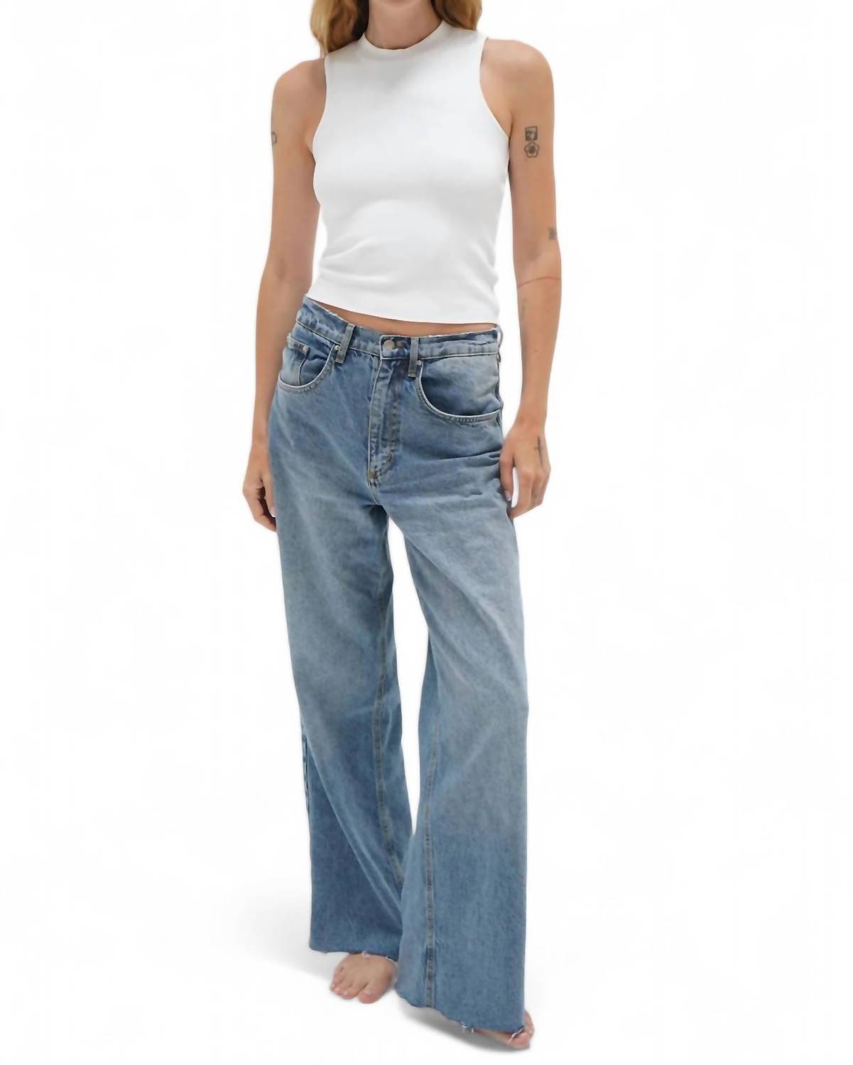 Lna - Women's Double Layer Ribbed Tank Top