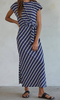 By Together - Hudson Striped Maxi Dress