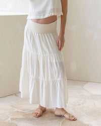 Angel Maternity - Ellie Maternity Shirred Maxi Skirt