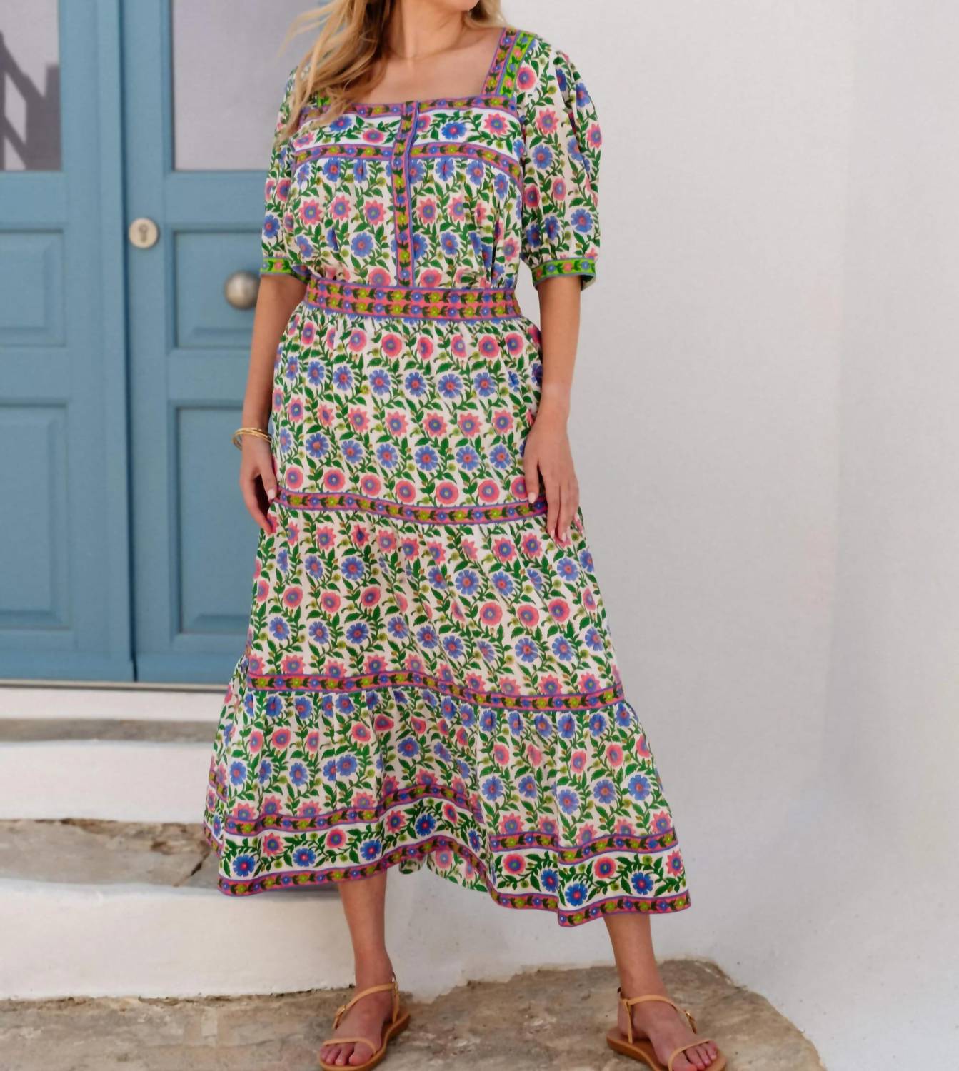 Pink City Prints - Fleur Maxi Skirt
