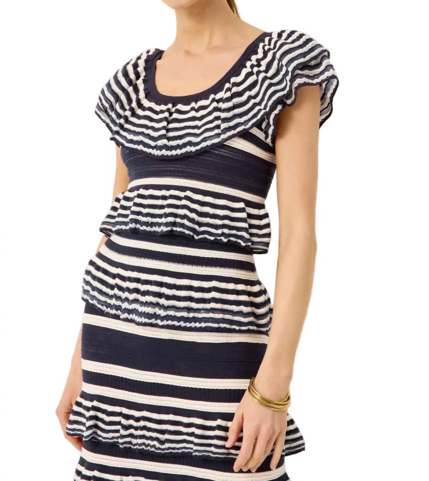 Marie Oliver - Winona Striped Knit Top