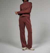 7Diamonds - Rev Crop Quarter Zip Sweatshirt