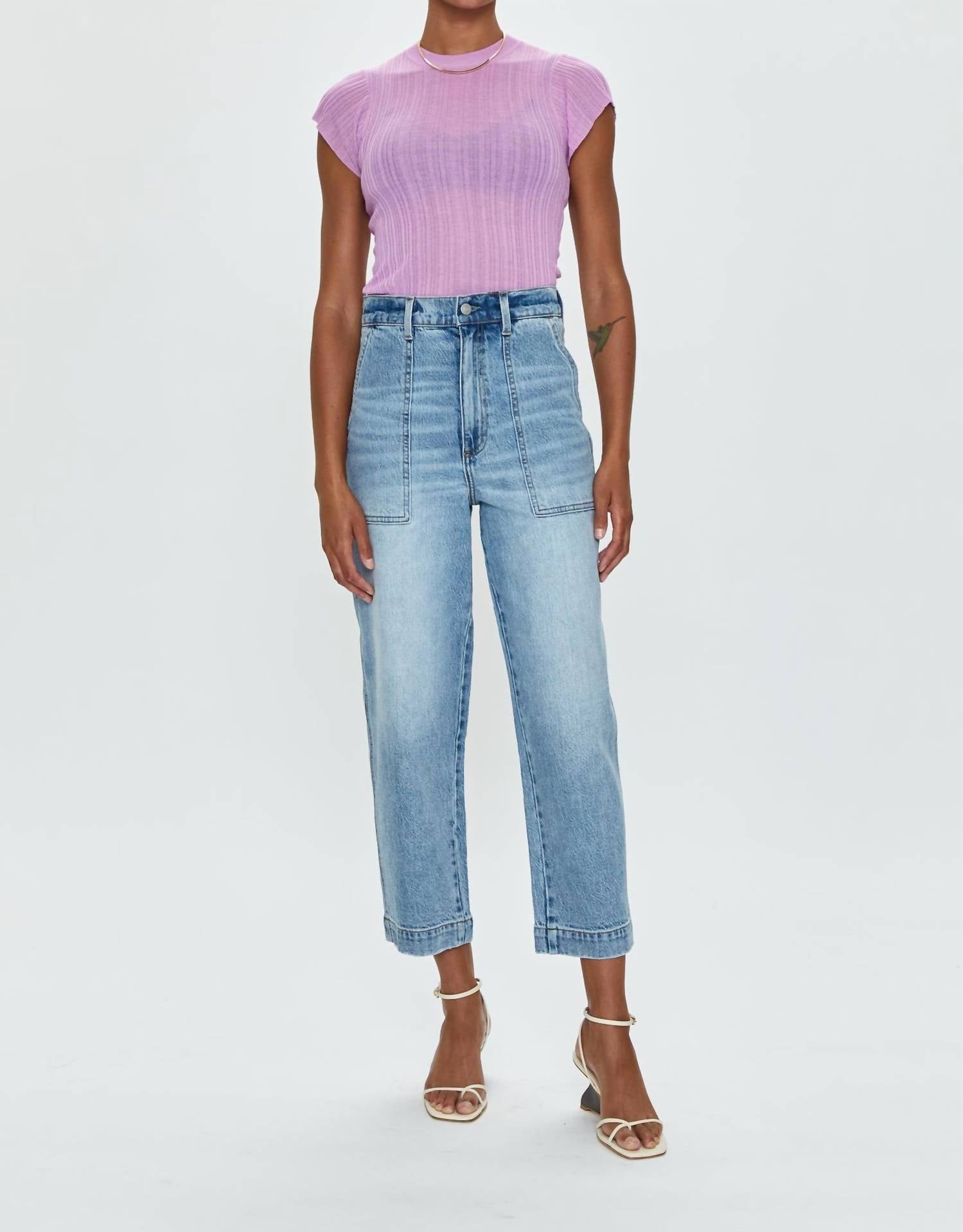 Pistola - Turner Super High Rise Barrel Jeans