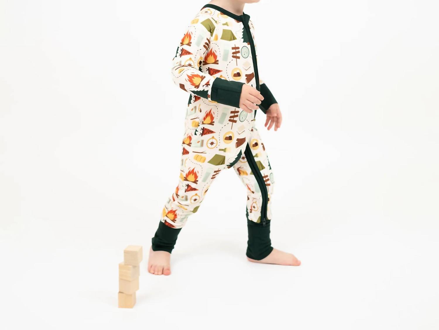 Emerson And Friends - Boy's Camp Emerson Bamboo Convertible Pajamas