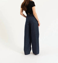 DAZE Highland Baggy Jeans in pinstripe - women's jeans - view 4